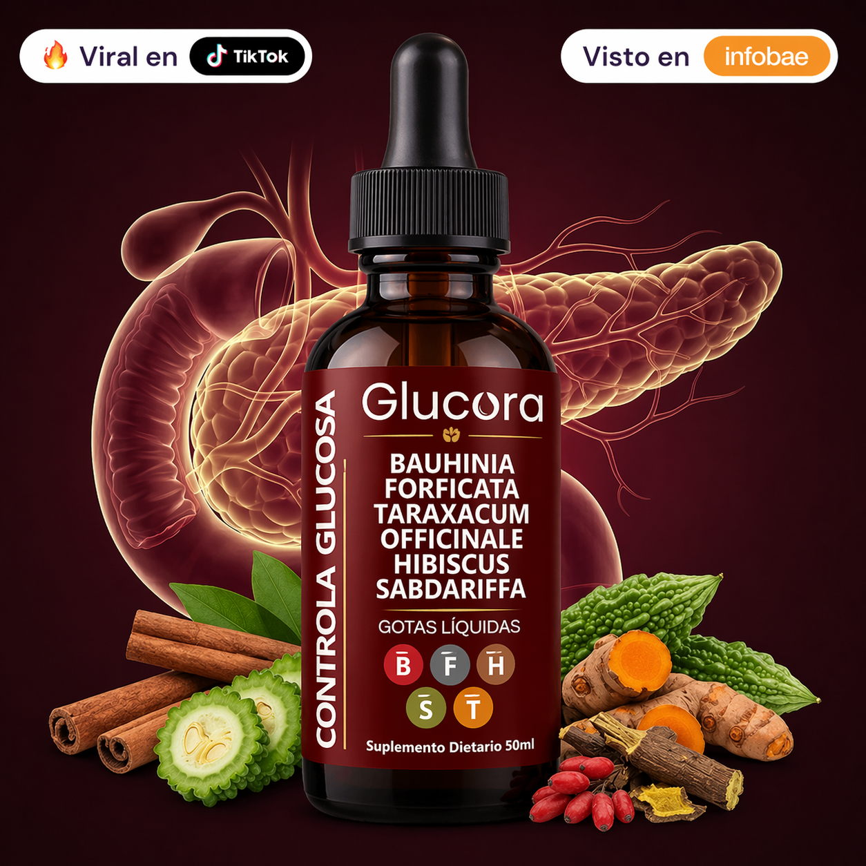 Glucora™ | Apoyo natural para la glucosa, energía y antojos